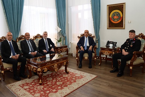 AK Parti Kahramanmaraş Heyeti İl Jandarma Komutanı Tataroğlu’nu Ziyaret Etti